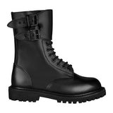 Rangers souples Ares cuir de vachette lisse 2,4 mm cousu Goodyear laçage sur 14 œillets