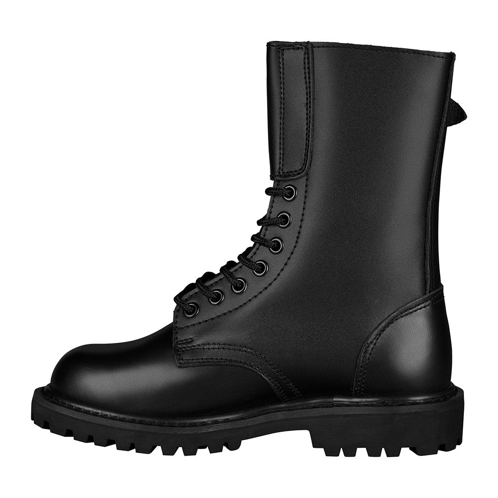 Rangers souples Ares cuir de vachette lisse 2,4 mm cousu Goodyear laçage sur 14 œillets