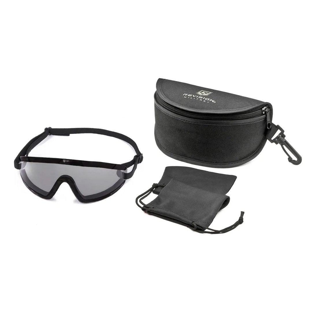 Masque balistique Revision Exoshield profil bas écran teinté 31 g sangle élastique