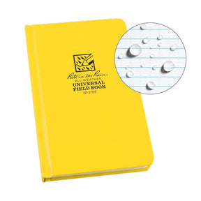 Papier étanche Bound Book Fabrikoid Cover Universal Yellow Rite In The Rain