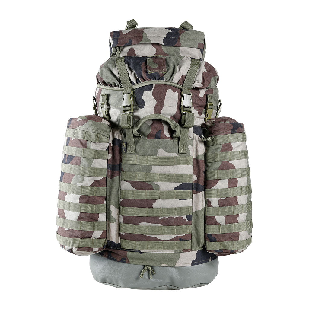 Sac à dos de combat Ares 100 L couvre-sac intégré et poches latérales amovibles MOLLE