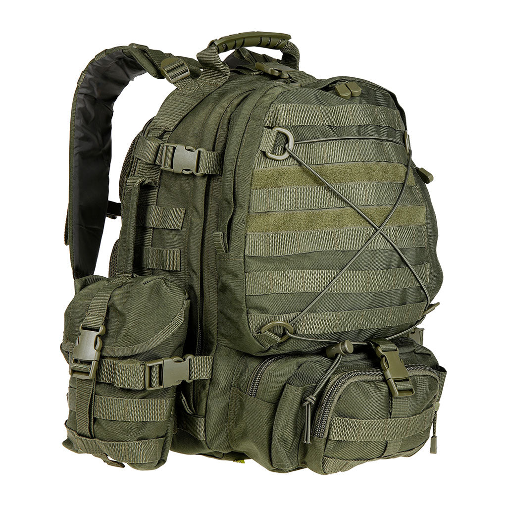 Sac à dos de combat Ares Cougar 45 L ceinture ventrale amovible et bandes MOLLE
