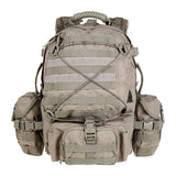 Sac à dos de combat Ares Cougar 45 L ceinture ventrale amovible et bandes MOLLE