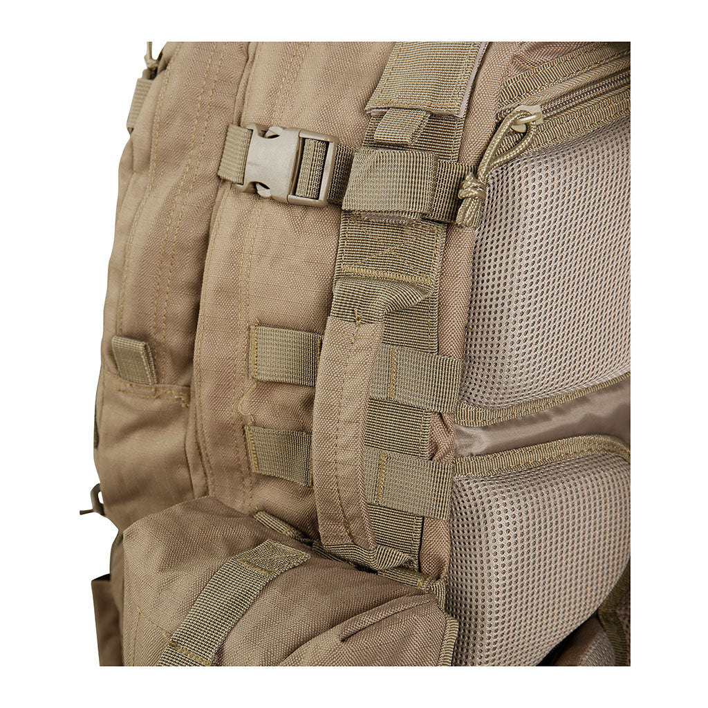 Sac à dos de combat Ares Cougar 45 L ceinture ventrale amovible et bandes MOLLE