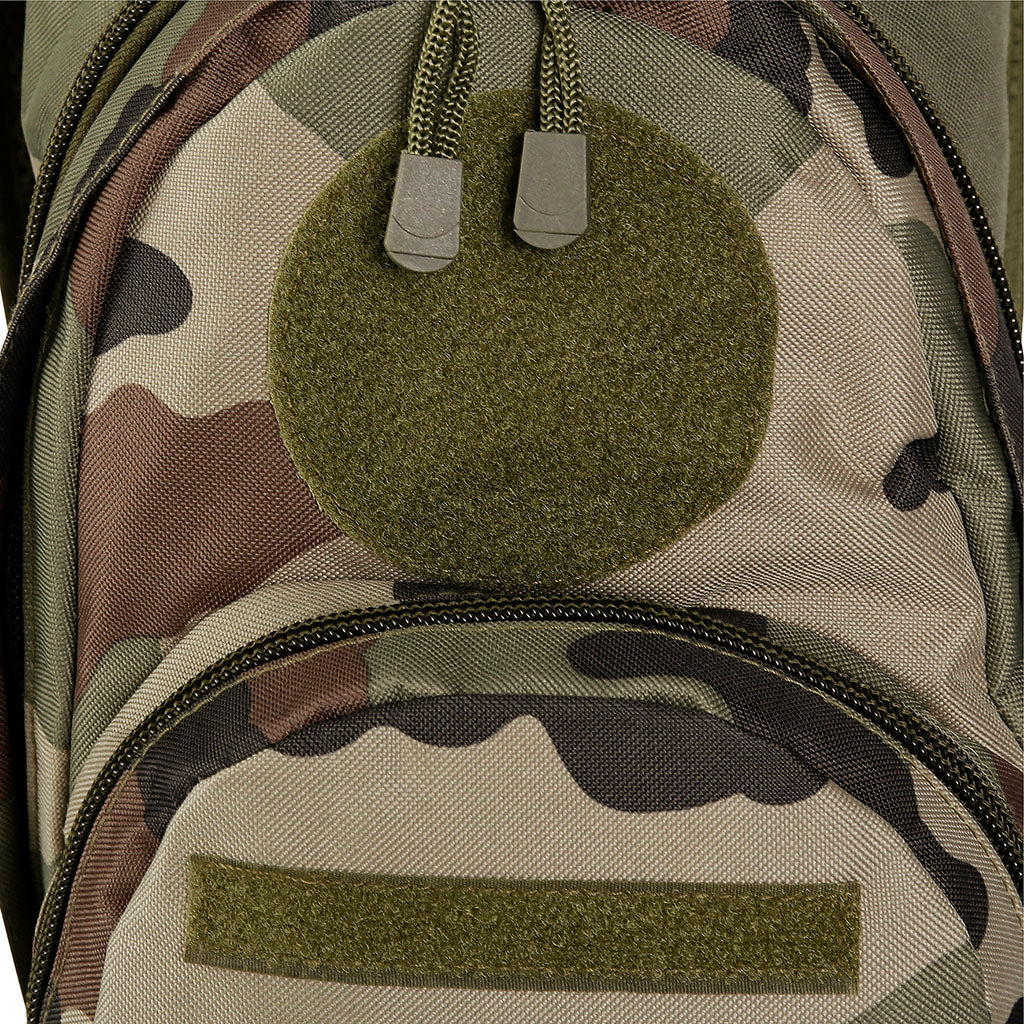 Sac à dos modulable Ares 20 à 30 L à soufflet avec sangle ventrale et système MOLLE