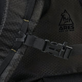 Sac à dos polyvalent Ares Panorama 40 L compartiment inférieur détachable et housse de pluie