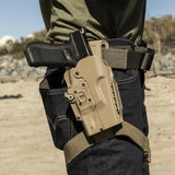 Holster Masterfire HD1 PRO Surefire à rétention niveau 3 et allumage automatique