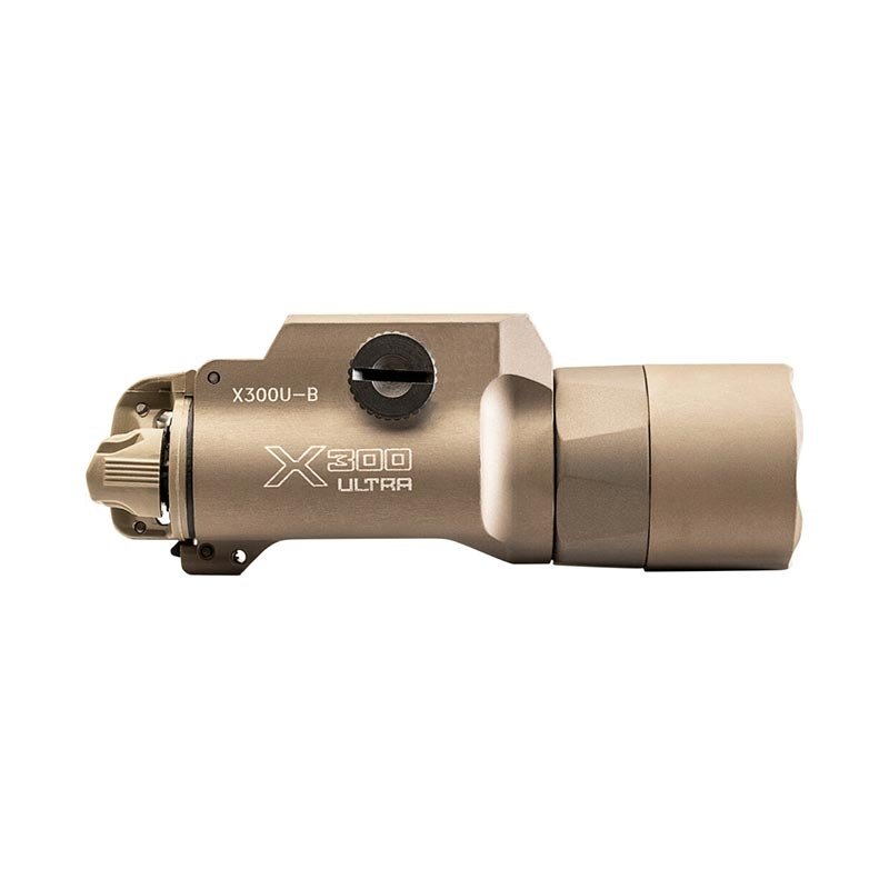 Lampe pour arme Surefire X300-B Ultra 1000 lumens montage à vis T-Slot ambidextre