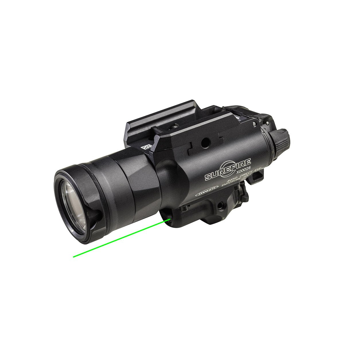 Lampe pour arme Surefire X400UH Ultra laser 5 mW 515 nm interface holster Masterfire