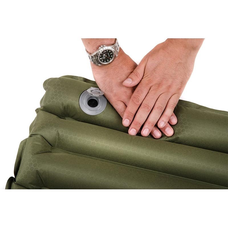 Matelas gonflable Snugpak BCO Air Mat 183 x 51 cm épaisseur 8 cm pompe à pied intégrée