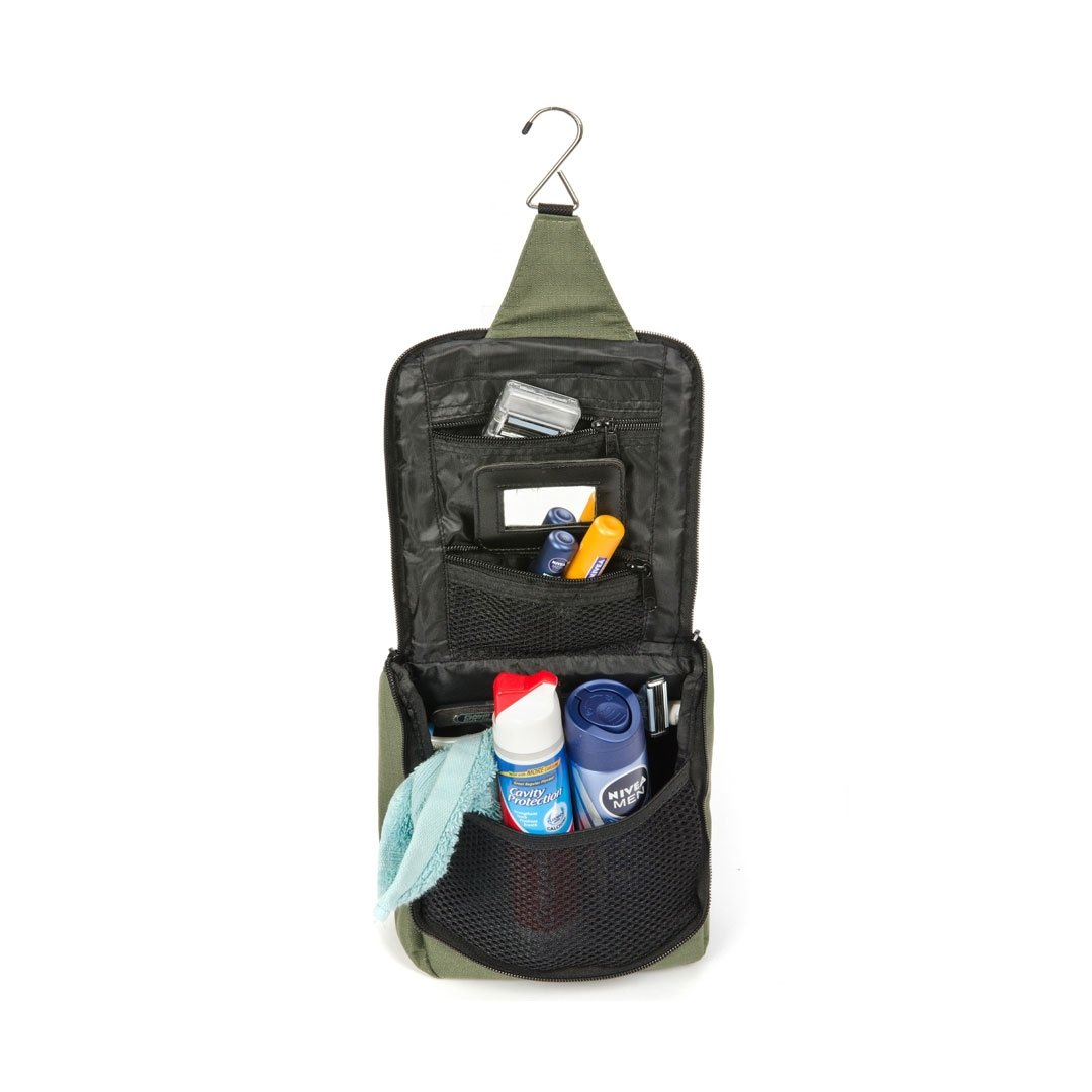 Trousse de toilette Essential Snugpak 22 x 19 x 6 cm avec miroir et crochet inox