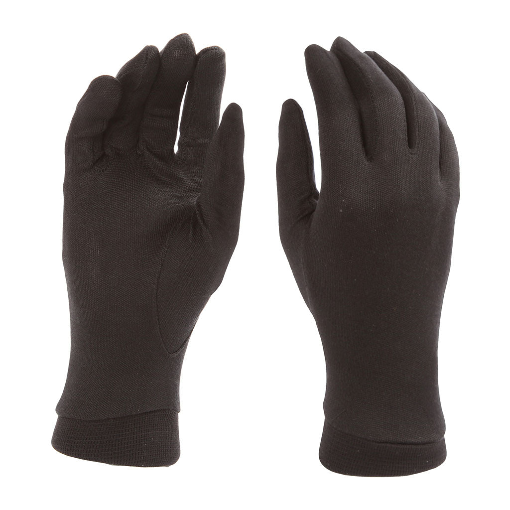 Sous-gants Ares en soie 100% fins et hypoallergéniques à porter sous un gant