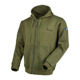 Sweat à capuche Ares polycoton 350 g/m² brodé FRENCH ARMY poche à glissière