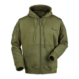 Sweat à capuche Ares polycoton 350 g/m² brodé FRENCH ARMY poche à glissière