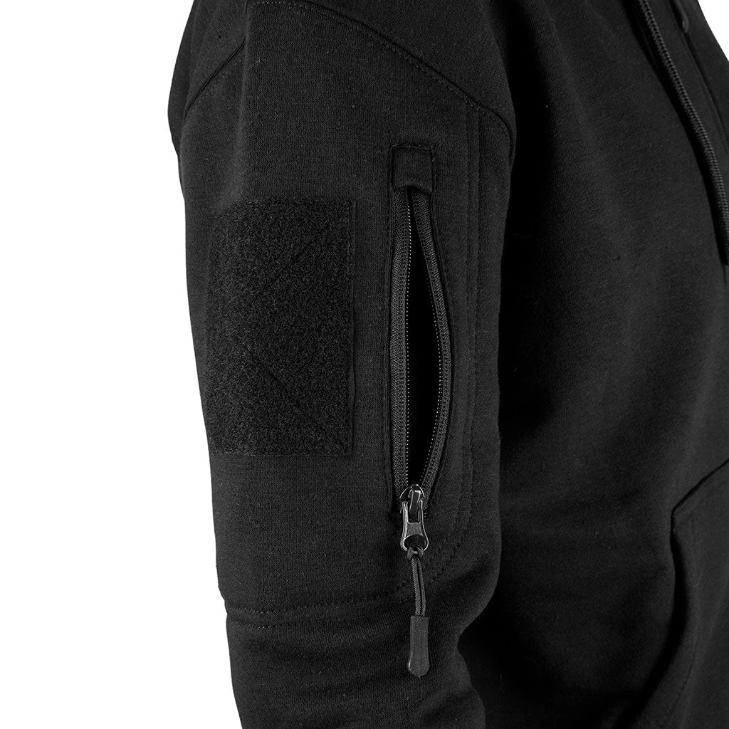 Sweat à capuche Ares polycoton 350 g/m² brodé FRENCH FORCES poche de manche