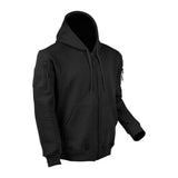 Sweat à capuche Ares à fermeture à glissière polycoton 350 g/m² poches fermées