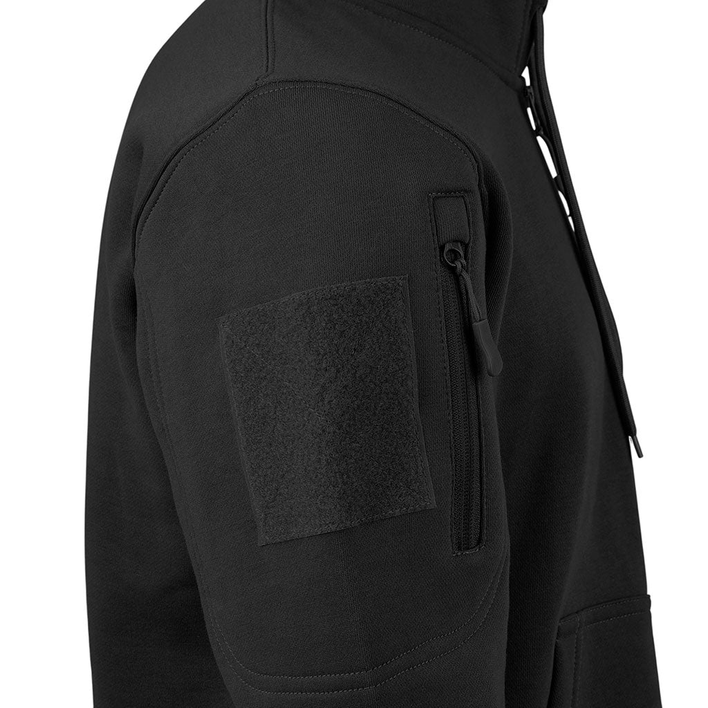 Sweat à capuche Ares à fermeture à glissière polycoton 350 g/m² poches fermées