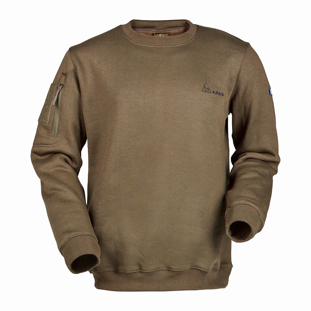 Sweat-shirt Ares col rond polycoton 350 g/m² brodé FRENCH ARMY au dos