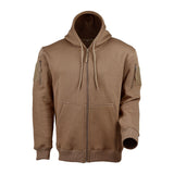 Sweat à capuche Ares à fermeture à glissière polycoton 350 g/m² poches fermées