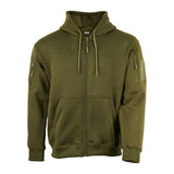 Sweat à capuche Ares à fermeture à glissière polycoton 350 g/m² poches fermées