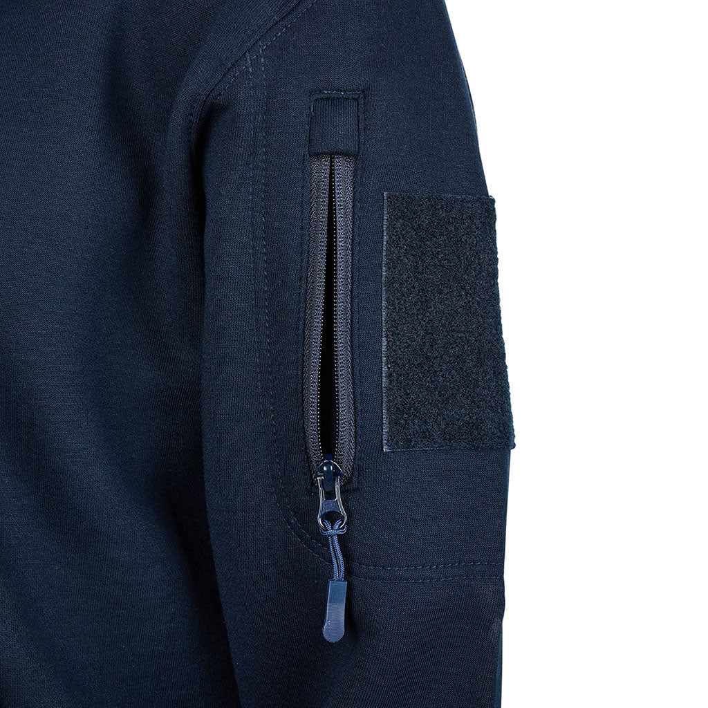 Sweat à capuche Ares à fermeture à glissière polycoton 350 g/m² poches fermées