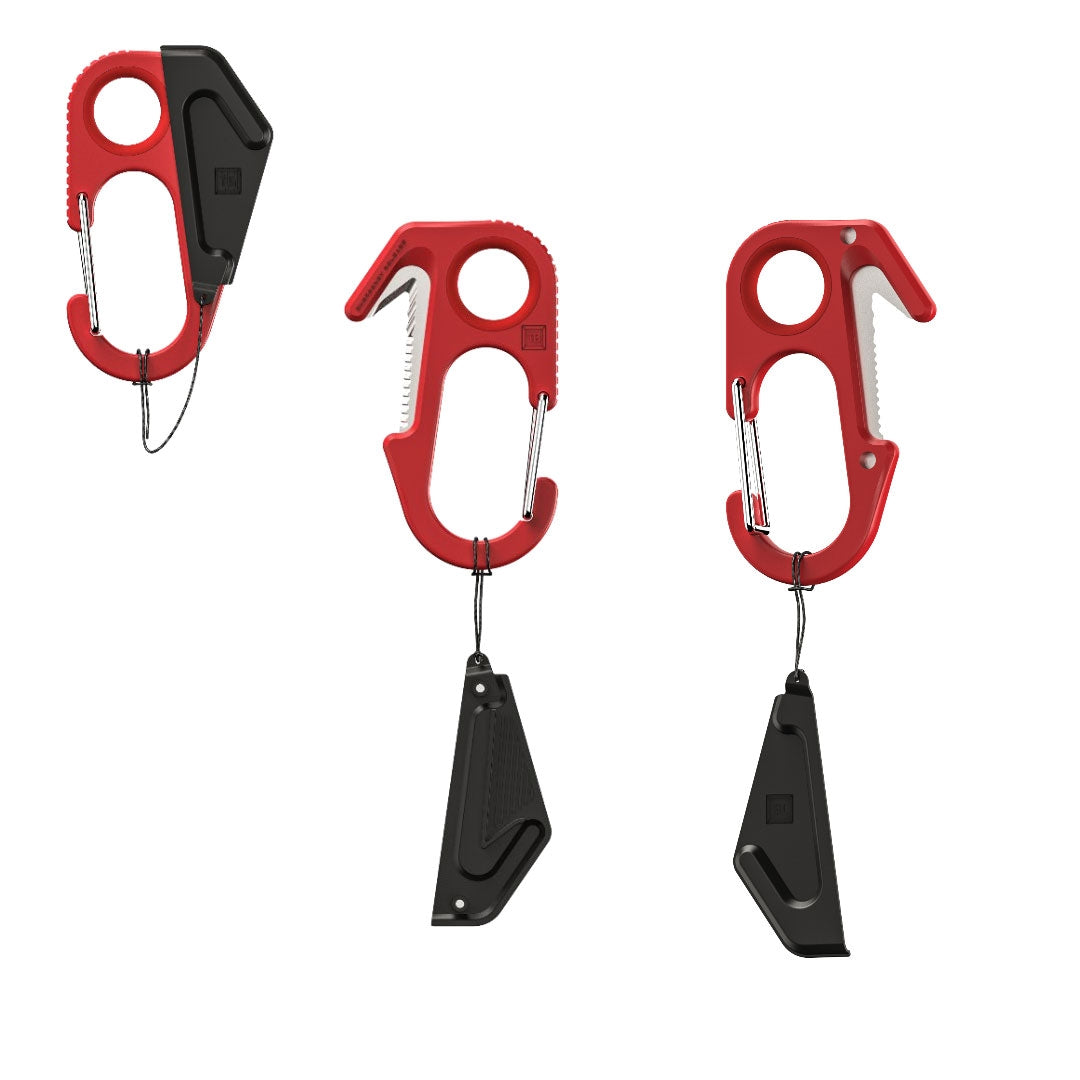 Coupe-lien mousqueton Tarrerias Bonjean lame inox AISI 420 ambidextre 124 mm 52 g