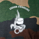 T-shirt Ares 100% coton à motif de dissimulation imprimé col rond manches courtes