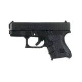 Revêtement adhésif Talon Grip Granulate pour Glock 26 Gen 4 avec dos de poignée large