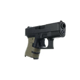 Revêtement de poignée Talon Grip TG.117M caoutchouc Glock 26 27 28 33 39 dos moyen