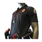 Polo Instructor ASP en polyester hydrofuge traité antimicrobien à col restant plat