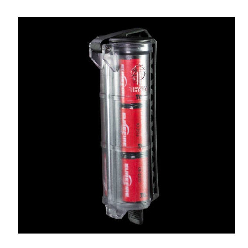 Pochette multi-usages Thyrm CellVault XL avec séparateur amovible pour deux accus 18650