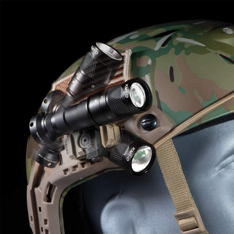 Support de lampe pour casque Thyrm VariArc pour montages latéraux Team Wendy rail Picatinny