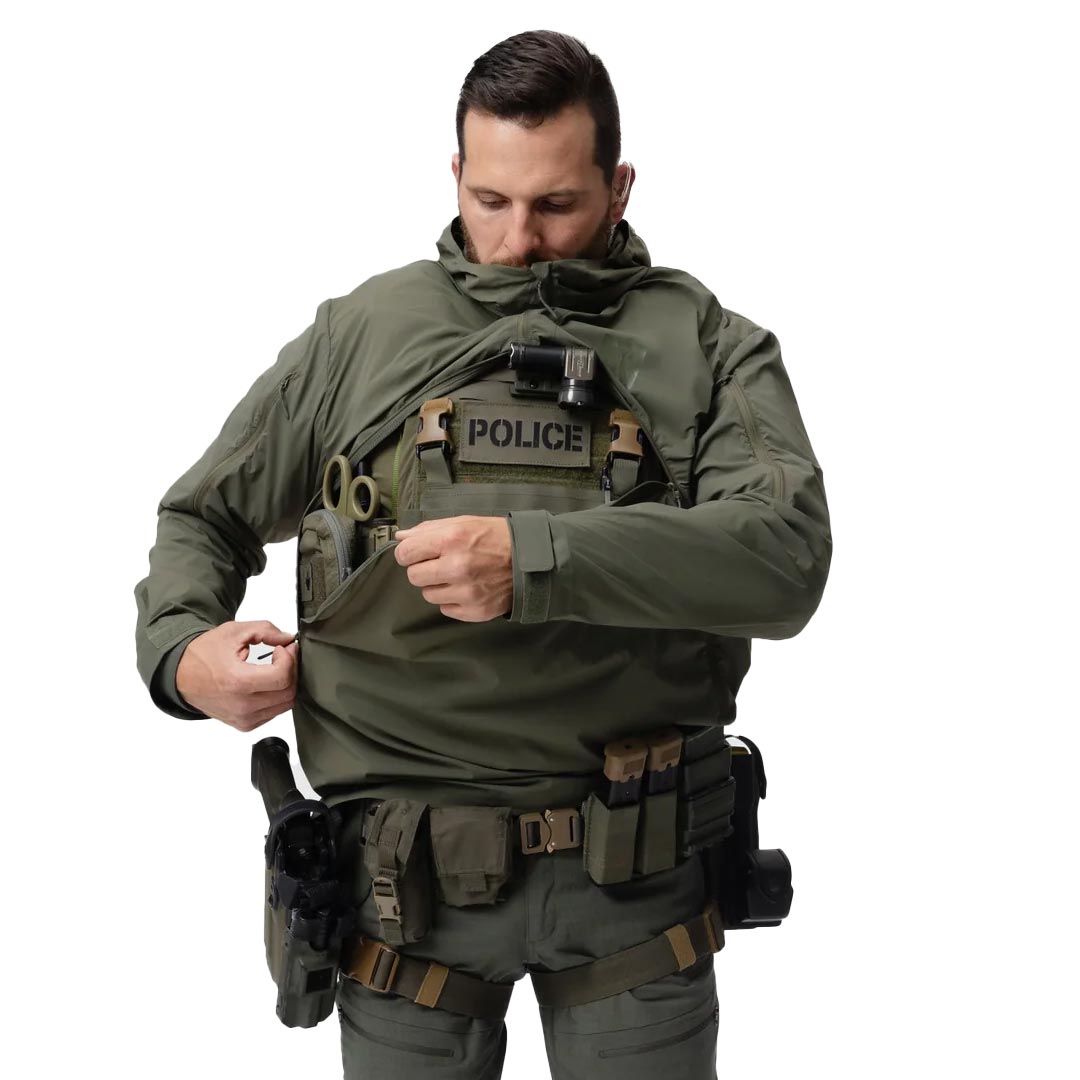 Anorak Tomahawk Overlayer coupe-vent en nylon 20D extensible 210 g pliable compact