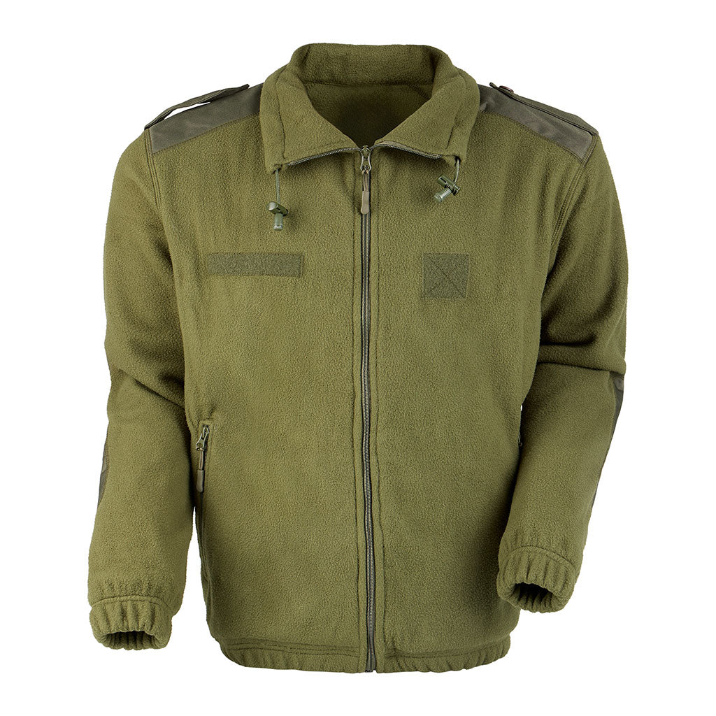 Veste polaire Ares 400 g/m² polyester renforts aux coudes et épaules col montant