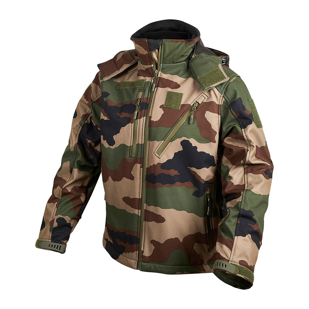Veste softshell Ares Elite 3 en 1 à doublure polaire et capuche amovibles