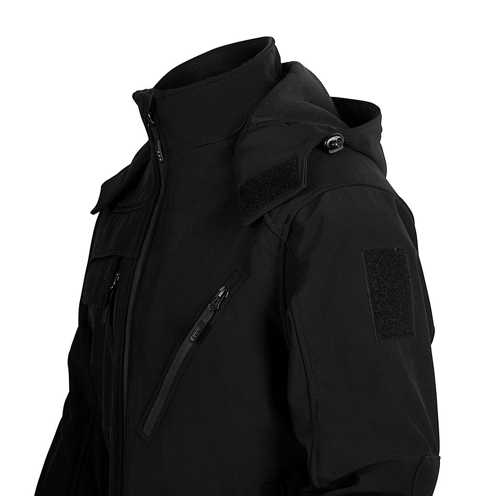 Veste softshell Ares Elite 3 en 1 à rabats d'identification escamotables et doublure