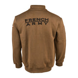 Sweat à glissière Ares French Army polycoton 350 g/m² brodé dos et drapeau manche