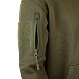 Sweat à glissière Ares French Army polycoton 350 g/m² brodé dos et drapeau manche
