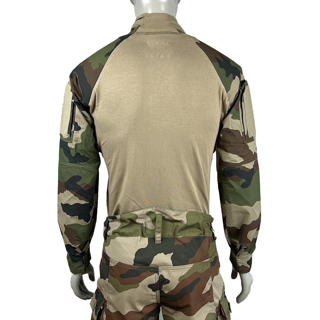 Chemise de combat UBAS Vigilant manches miniripstop polycoton 50/50 et coudes renforcés