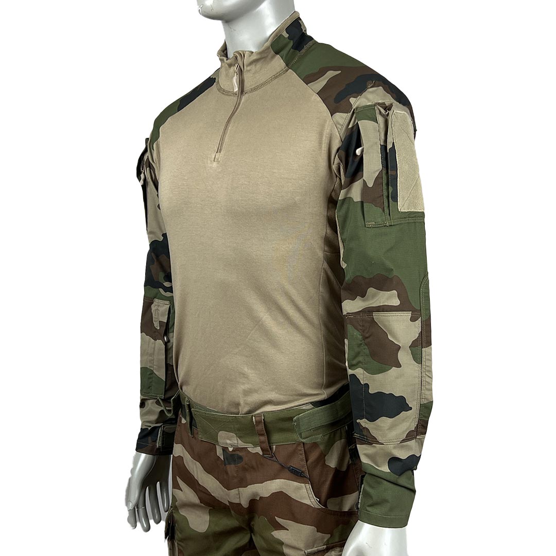 Chemise de combat UBAS Strong Vigilant torse coton extensible manches miniripstop polycoton